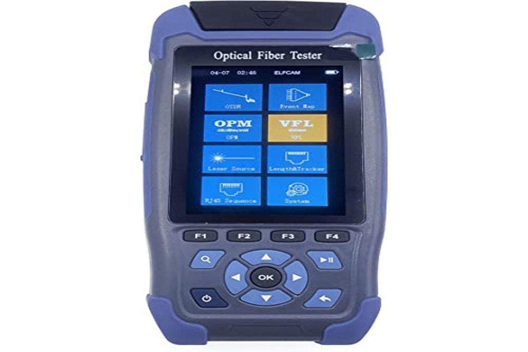 Elfcam® - OTDR für FTTx 1310nm / 1550nm 24dB / 22dB, Bis 60KM, Test Distanz LWL Messgerät FTTH Faser