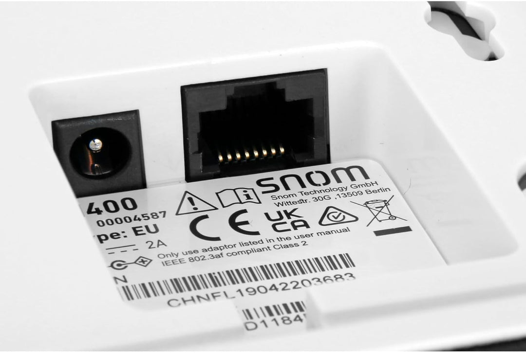 Snom M400 SC IP DECT Singlecell-Basisstation, bis zu 20 Mobilteile, bis zu 10 Paralell-Anrufe und 20