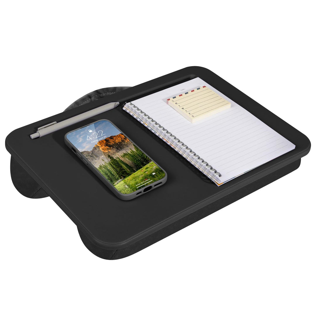 LapGear Kompaktes Schosstablett, für Laptops bis 15 Zoll (38 cm), Schwarz, Stil-Nr. 43108 Schwarz Si