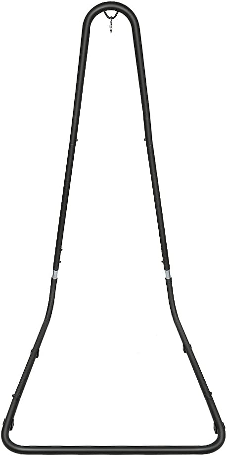 Hängestuhl, aus Metall, Hängesessel auf Fuss, Hängematte für den Innenbereich, Höhe verstellbar (200