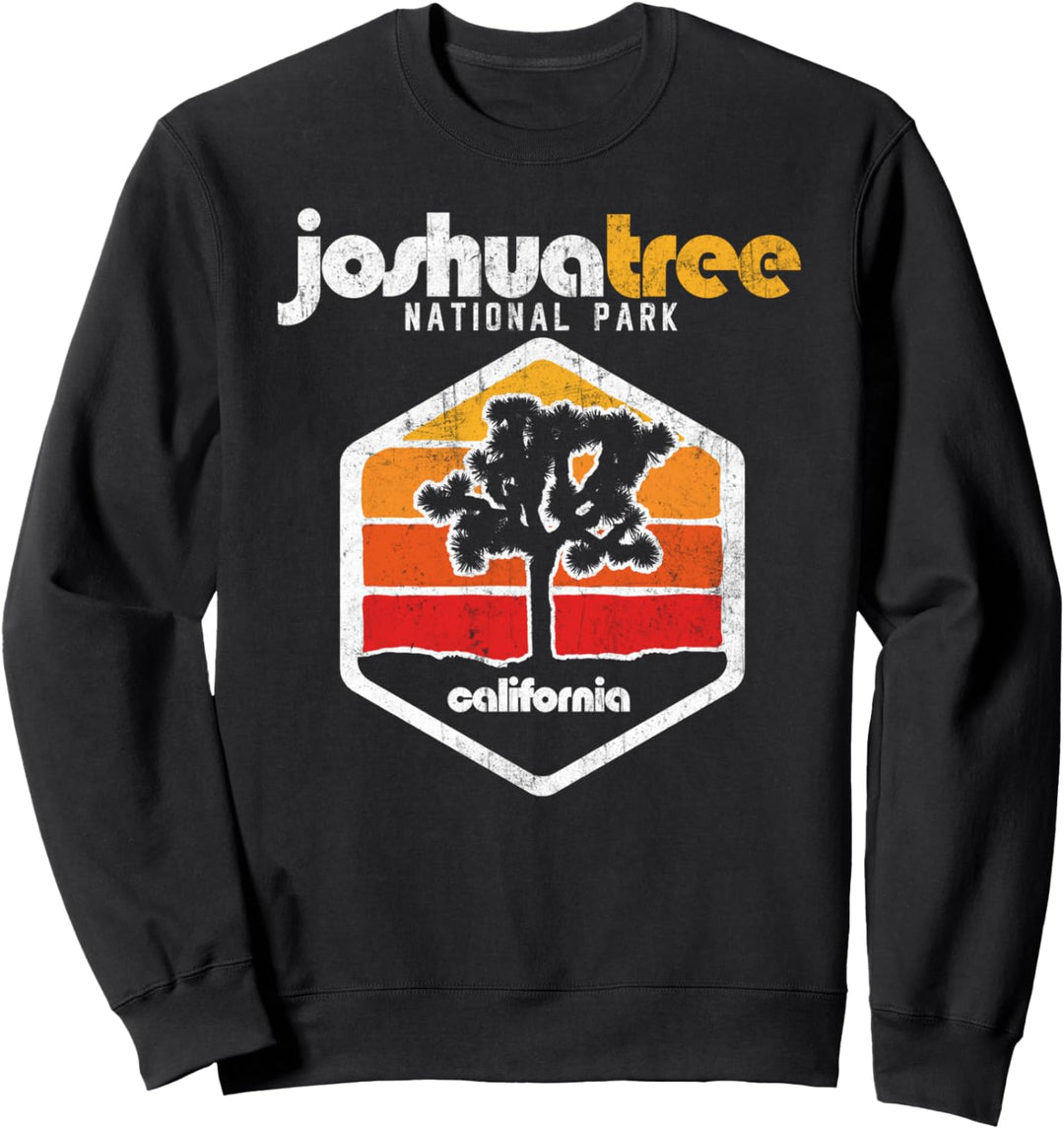 Joshua Tree Vintage Minimalist Badge Graphic Sweatshirt