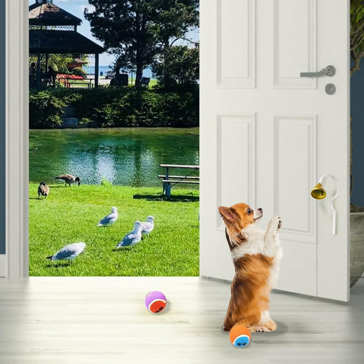 2 Stück Ladenbesitzer Glocke, Hundetraining Glocke Metall Türglocke Warnung Anruf Retro Dekoration,