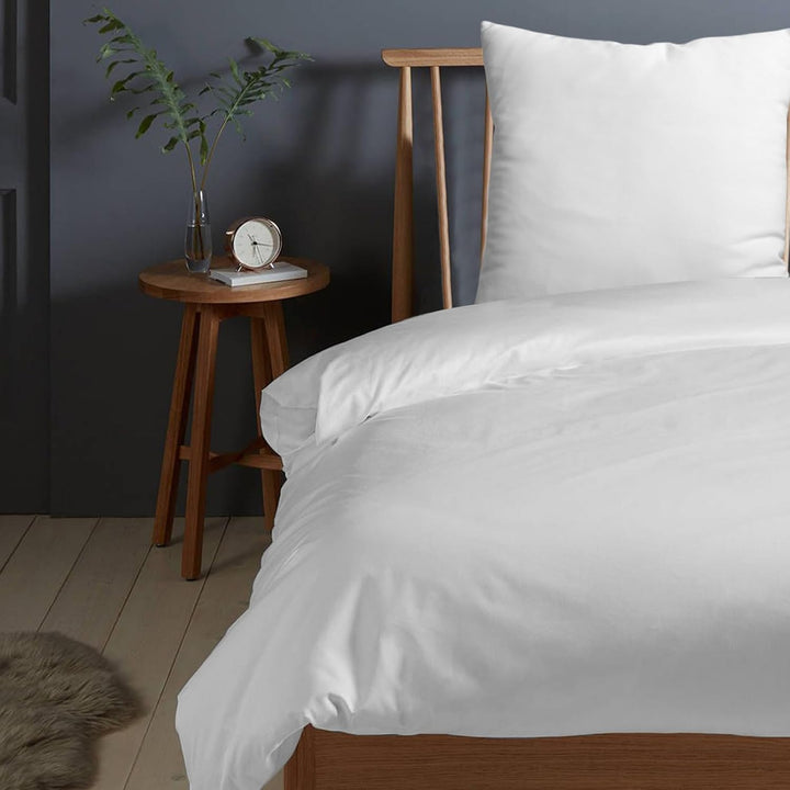 Pizuna 400 Fadenzahl aus Baumwolle bettbezug 155x220 Weiss, 100% Langstaple Baumwolle bettwäsche und