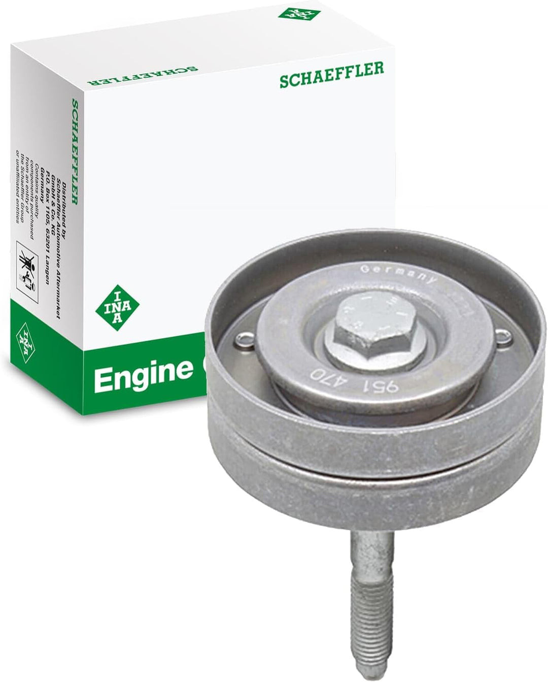 INA 532 0596 10 Umlenk-/Führungsrolle, Keilrippenriemen