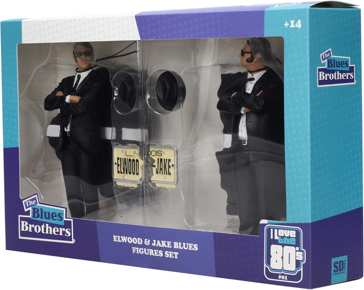 SD TOYS Film Ikonen der Blues Brothers Jake & Elwood (Figur Set, 17,8 cm
