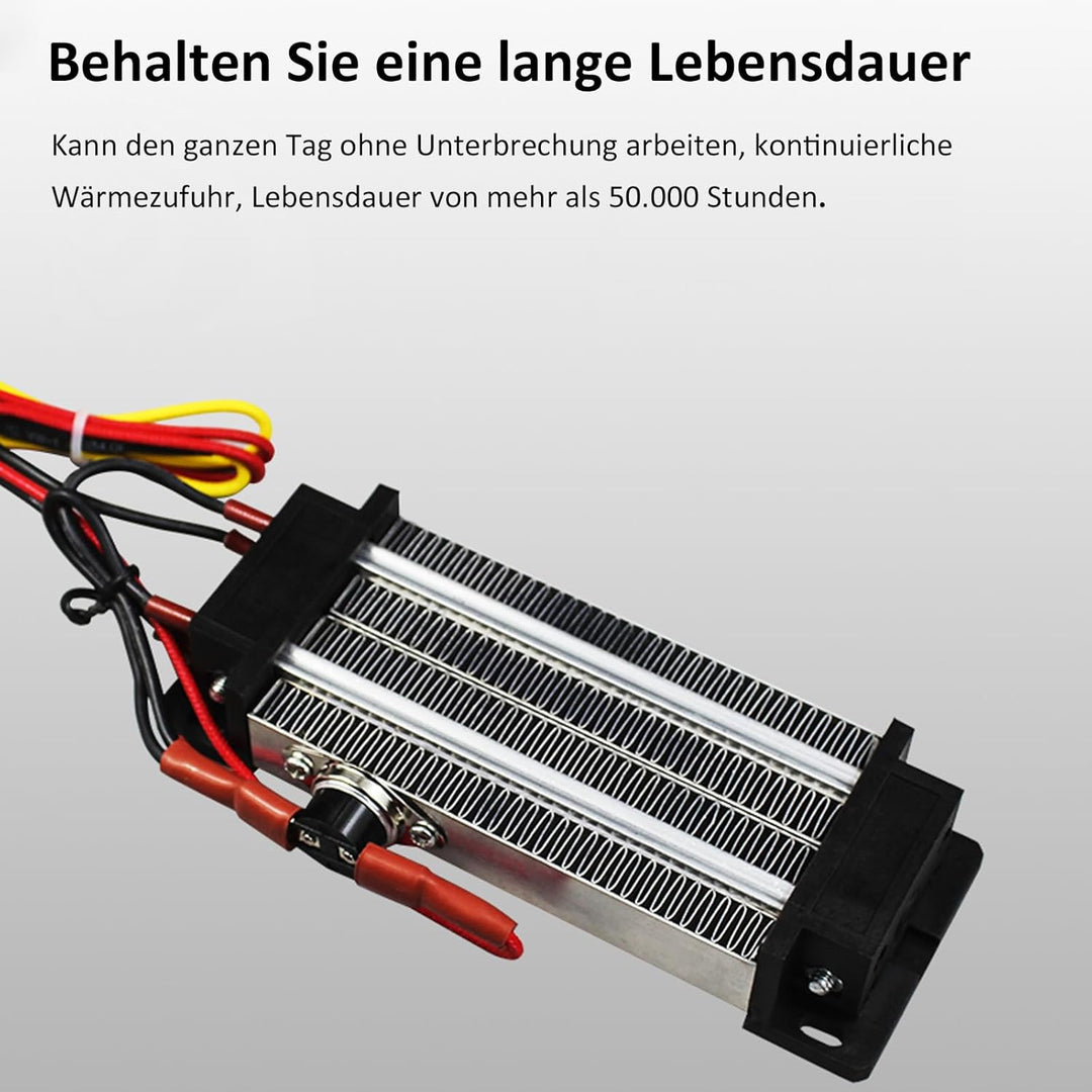 PTC-Heizelement 600W, PTC-Heizung 220V Isoliertes PTC-Keramik-Luftheizgerät, Elektrisch isolierte Ke