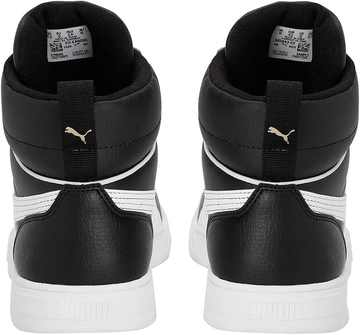 Puma Jungen Puma Caven 2.0 MidSneaker 44.5 EU Puma Black Puma White Puma Team Gold Ebony, 44.5 EU Pu