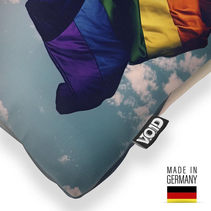 VOID Regenbogen Fahne Flagge Kissenbezug Kissenhülle Polyester wasserfest Outdoor Indoor, Kissen Grö