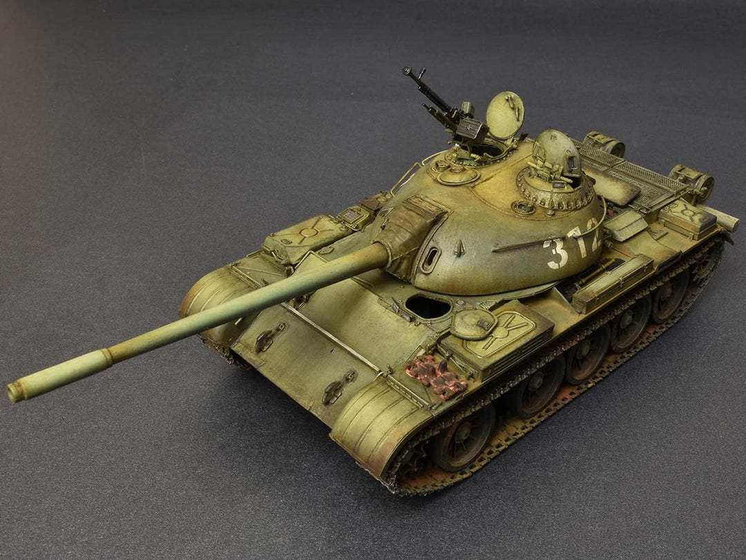 Mini Art 37017 1:35 T-54A Sov. Mittlerer Panzer-originalgetreue Nachbildung, Modellbau, Plastik Baus