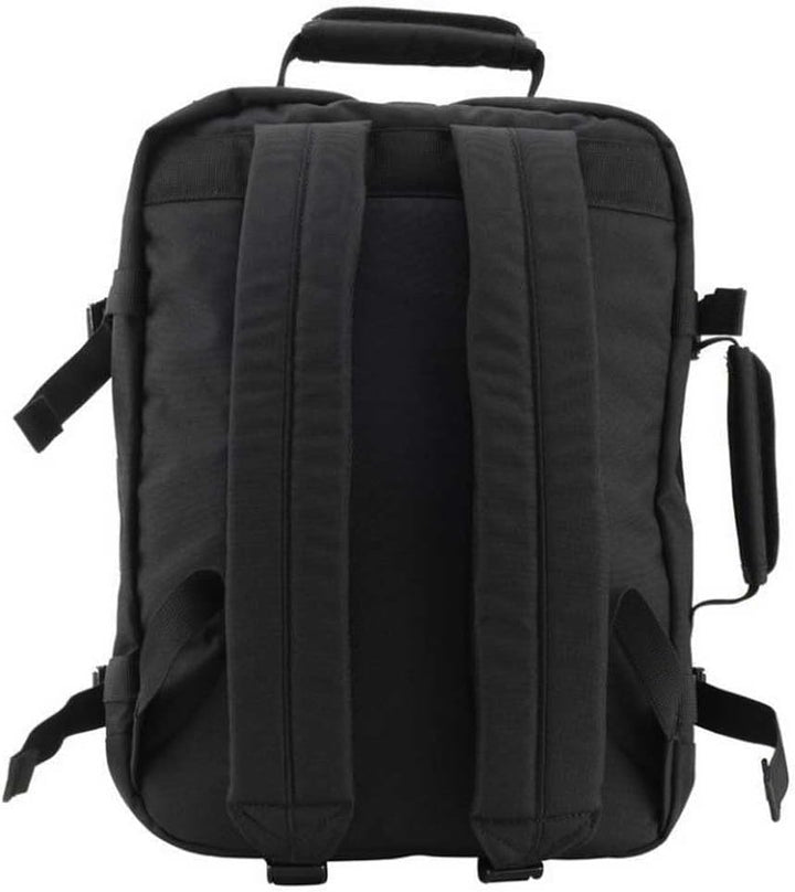 Cabinzero Unisex Classic Backpack 28 l Rucksack, Absolute Black, 29,5x39x20