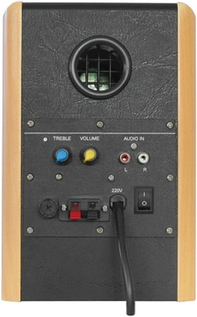 Dynavox TG-1000M Mini-Aktiv Lautsprecher 35 Watt buche (Paar)