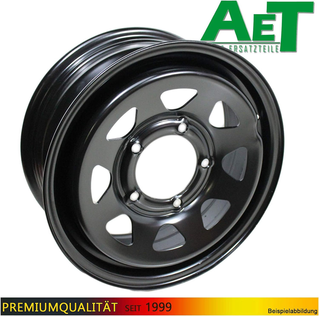 Felge 6Jx15 H2 Stahl Felge Dotz Pharao schwarz 15 Zoll ET 45 bis 225/70R15 - Niva 4x4