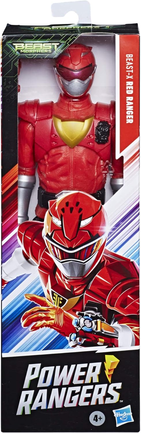 Power Rangers 30 cm grosse Beast Morphers Beast-X Roter Ranger Action-Figur TV-Serie