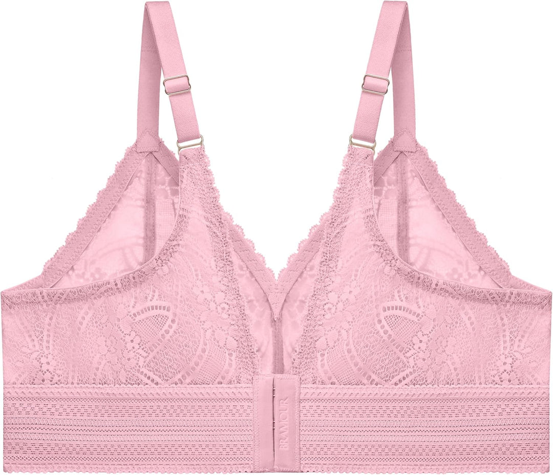 Glamorise Damen BH mit voller Abdeckung 85F Mauve, 85F Mauve