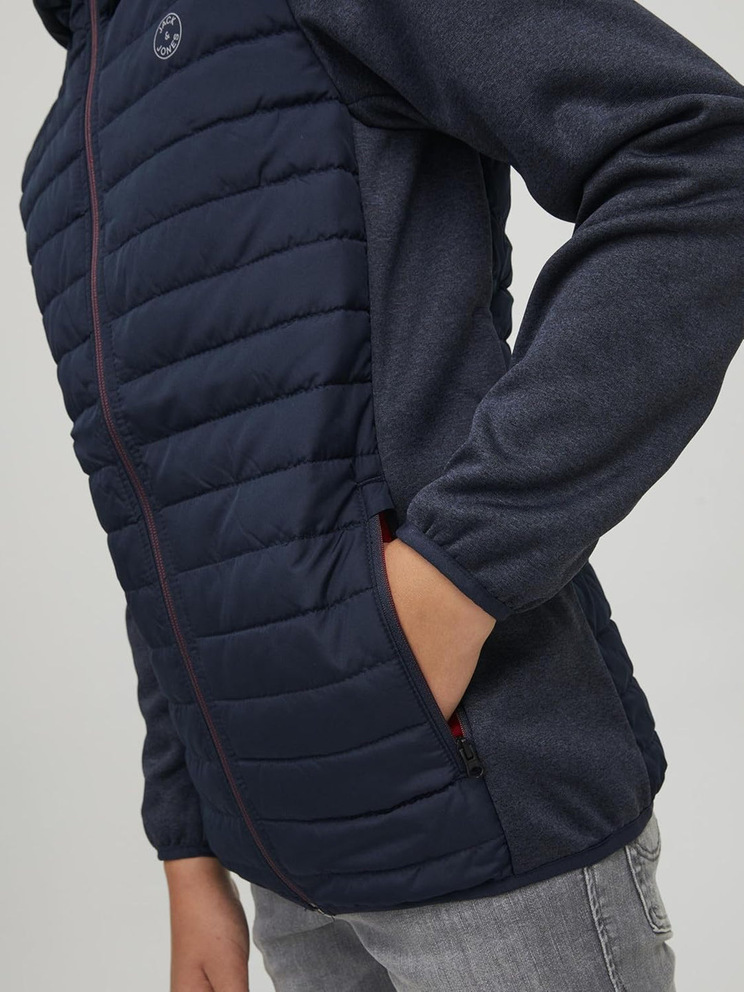JACK & JONES Jungen Jjemulti Quilted Jacket Noos Jnr gesteppt 164 Navy Blazer/Detail:set-in Sleeves,