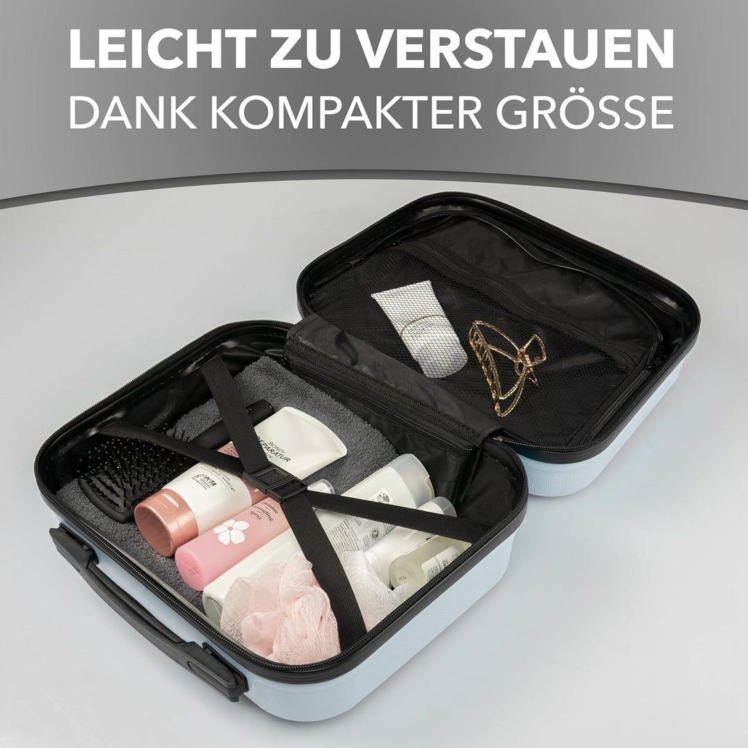 Xonic® Design Kosmetikkoffer aus ABS Hartschale – Robustes Beautycase als Handgepäck - Kosmetiktasch