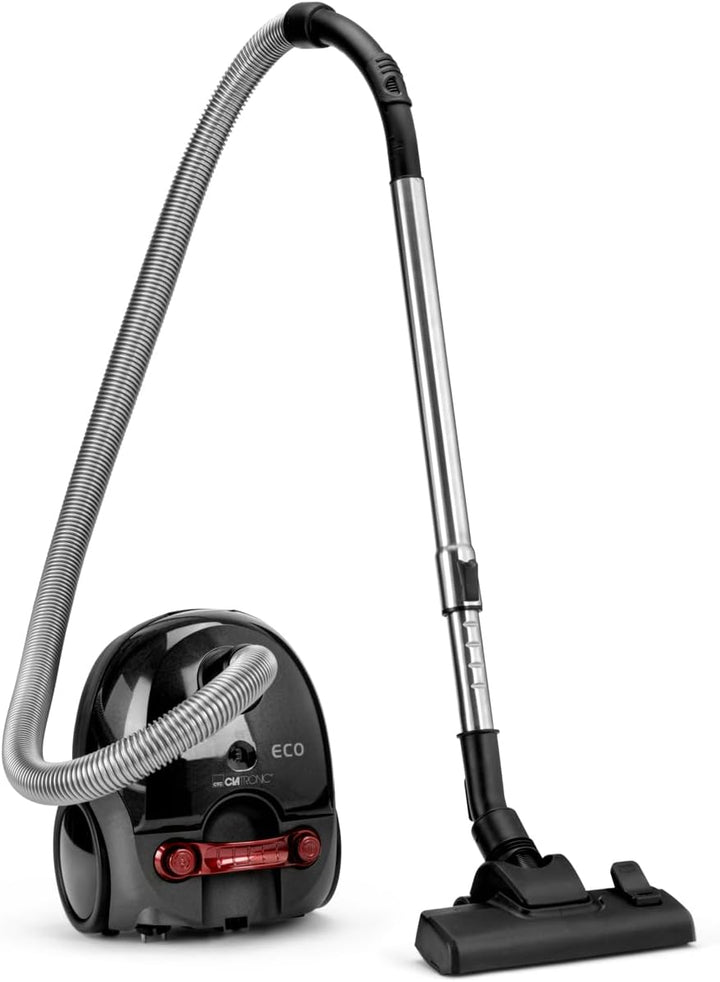 Clatronic® Staubsauger mit Beutel | Bodenstaubsauger mit energiesparenden 700 Watt | Staubsauger mit