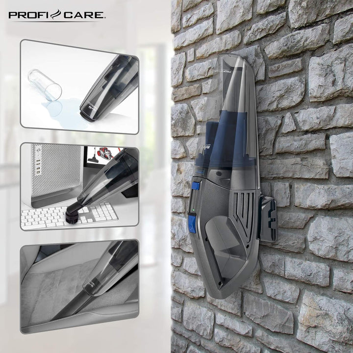 ProfiCare® 2in1 Handstaubsauger zum Nass- und Trockensaugen | Leistungsstarker Handstaubsauger Akku