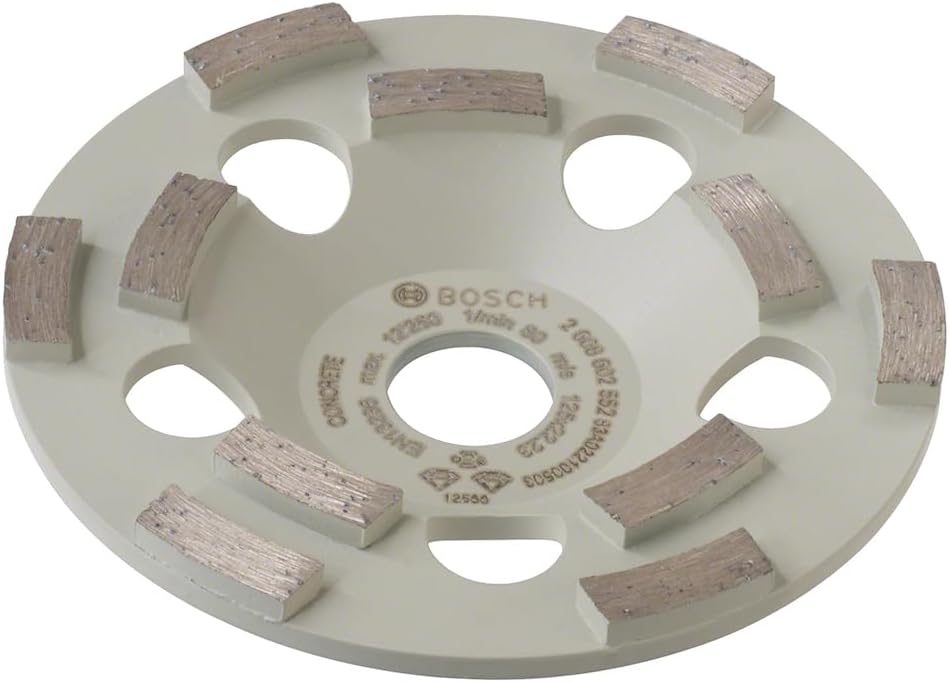 Bosch Professional Diamanttopfscheibe (für Beton, Durchmesser: 125 mm, Zubehör für Betonschleifer),