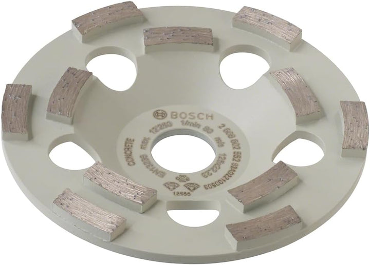 Bosch Professional Diamanttopfscheibe (für Beton, Durchmesser: 125 mm, Zubehör für Betonschleifer),