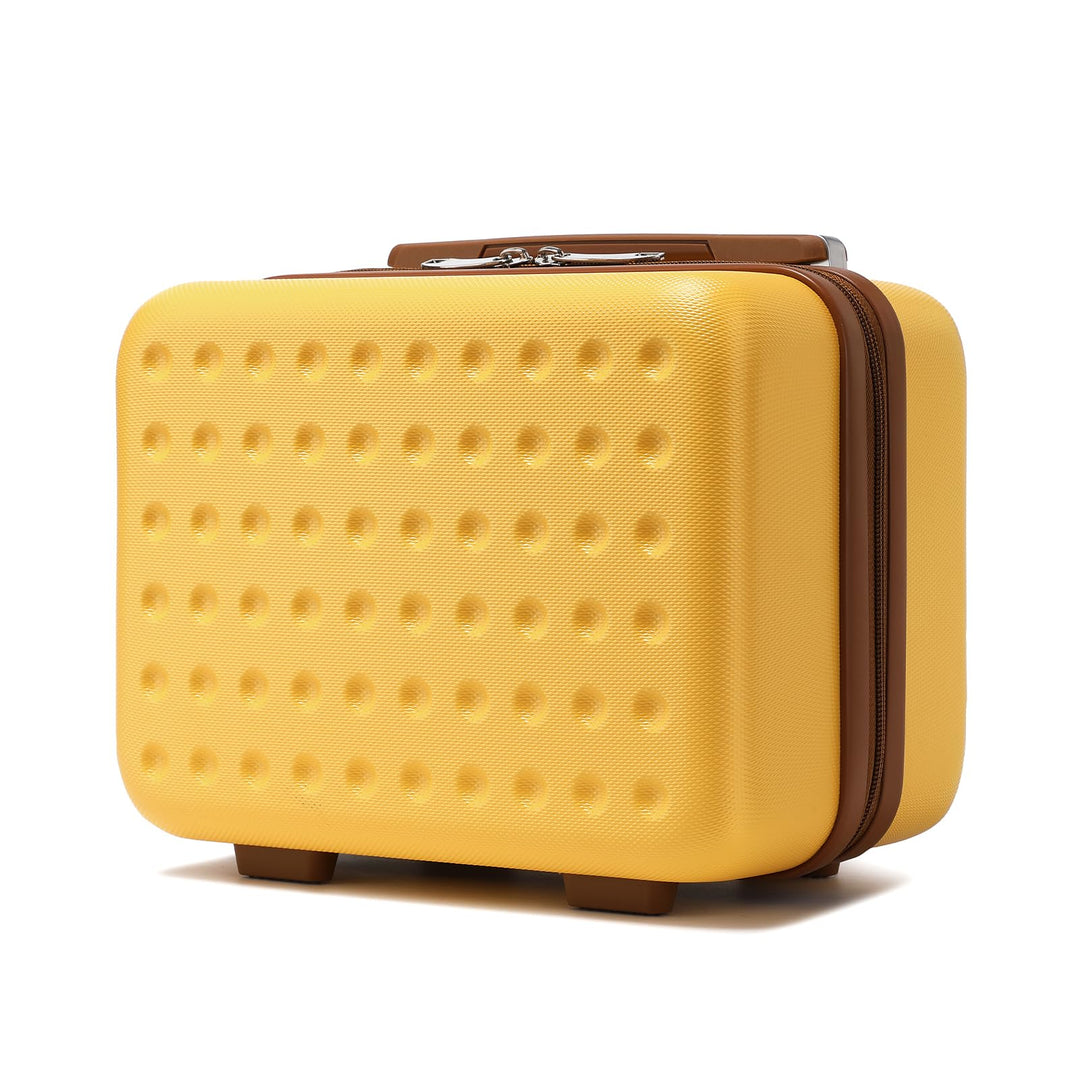 KONO Kosmetikkoffer Schminkkoffer Leicht Handgepäck Tragbar Beautycase Damen 100% ABS Make Up Koffer