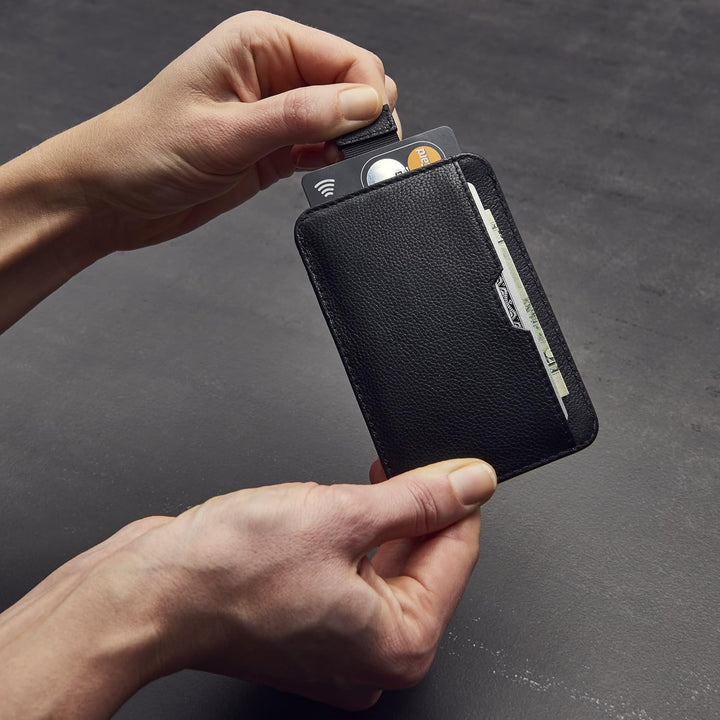 Vaultskin Chelsea Ultra-Slim Leder-Geldbörse für die Vordertasche - RFID-Blockierung für Männer mit