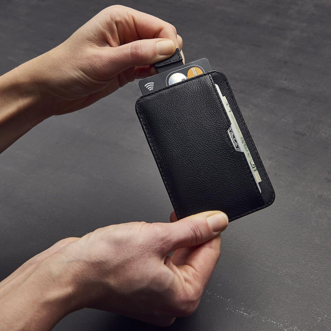 Vaultskin Chelsea Ultra-Slim Leder-Geldbörse für die Vordertasche - RFID-Blockierung für Männer mit
