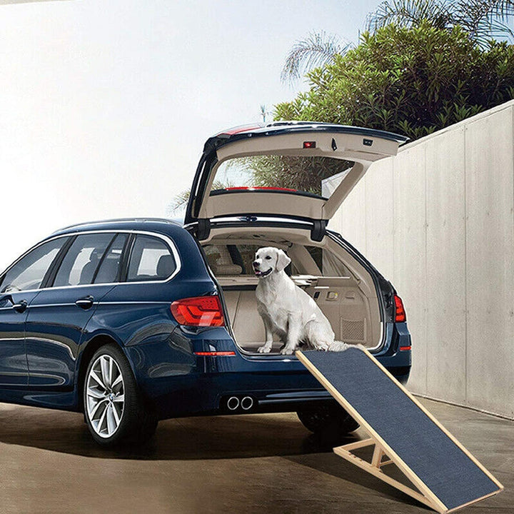 Hunderampe Katzen Rampe Hundetreppe Klappbar Petwalk Hundeleiter Auffahrrampe, für Bett oder Sofa Kl
