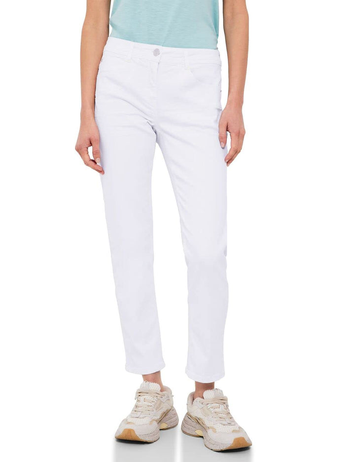 Cecil Damen Jeanshose Tapered 30W / 30L Weiss, 30W / 30L Weiss