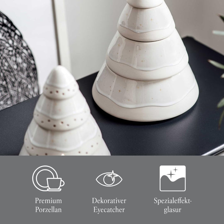 like. by Villeroy & Boch Winter Glow Gebäckdose Baum, 18 cm Ø, Gebäckdose
