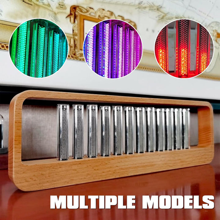 LED Nixie Uhr, Nixie Röhrenuhr Tube Clock, Musik Rhythmus Licht, Verschiedene Rhythmusstile, Einstel
