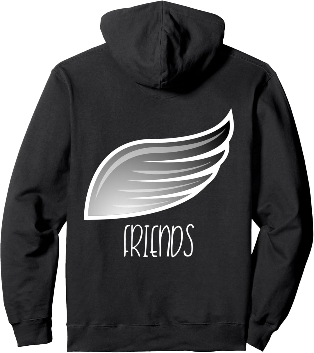 Beste Freunde Engelsflügel Best Friends Partnerlook Pullover Hoodie