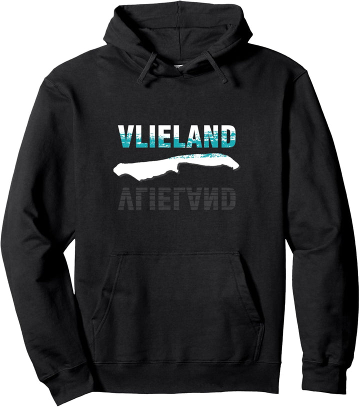 Vlieland Niederland Holland Landkarte Koordinaten Pullover Hoodie