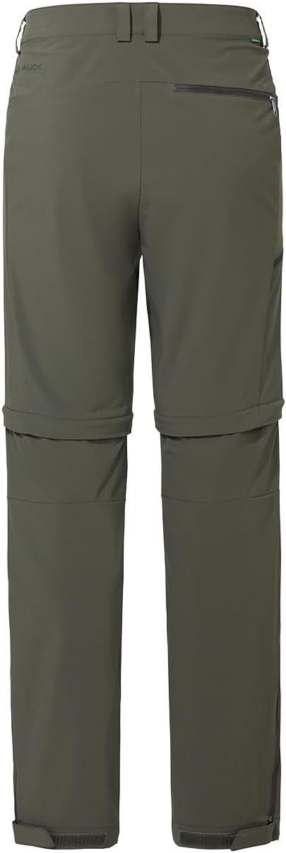 VAUDE Men's Farley Stretch ZO Pants II, Dark sea, 58 Khaki Uni 46