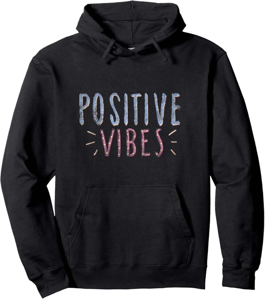 Positivity Inspirational Zitat Abstrakte Typografie Vibes Pullover Hoodie
