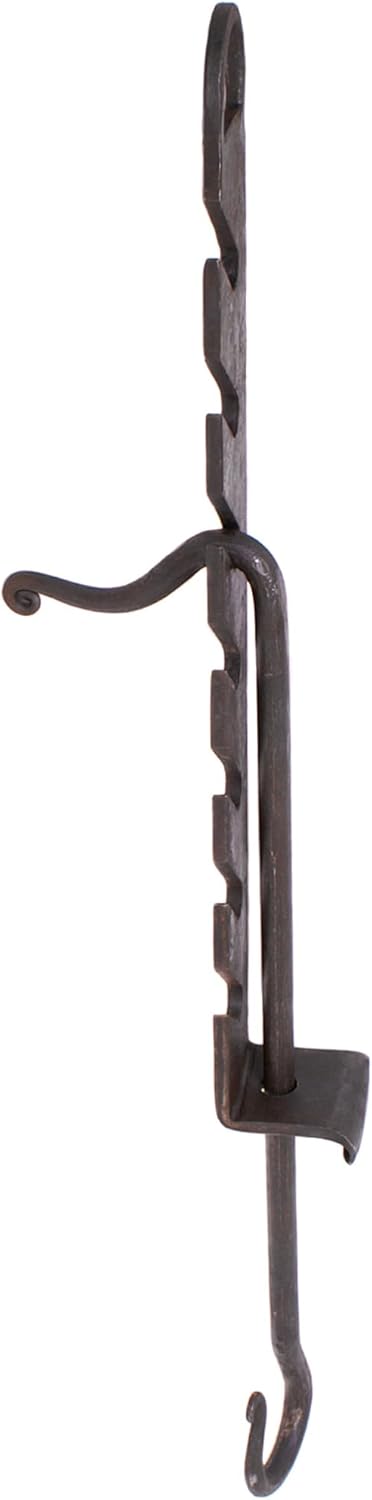 Ulfberth - Mittelalterlicher Verstellbarer Kesselhaken handgeschmiedet - ca. 80 cm Länge - Ideal für