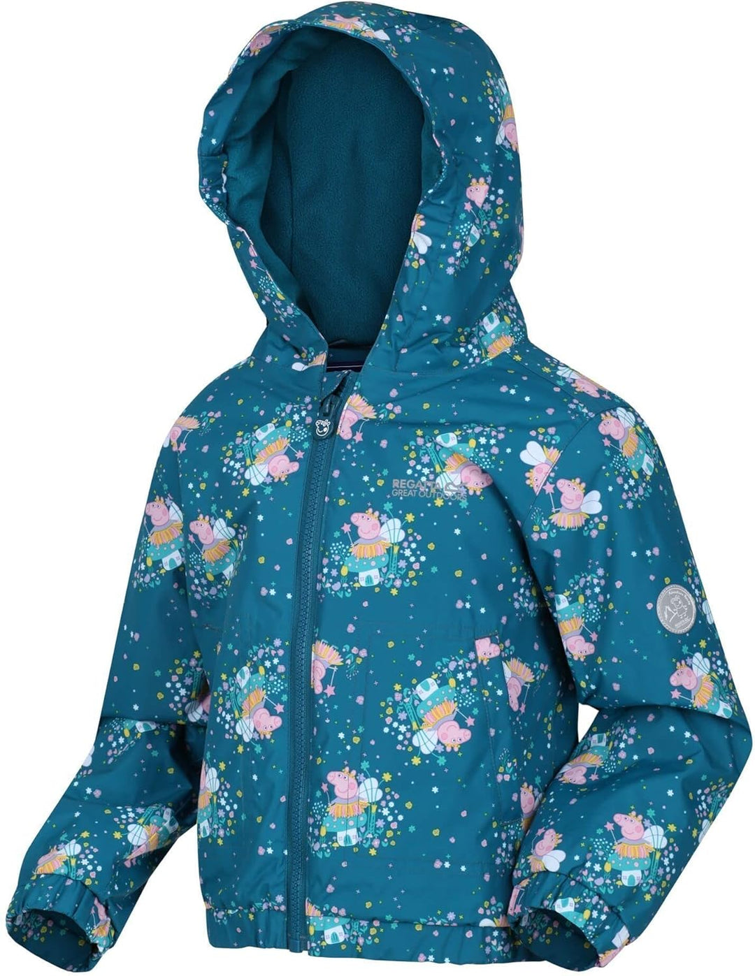 Regatta Unisex Kinder Peppa Muddy Puddle Jacket 6 Monate Gulfstream, 6 Monate Gulfstream