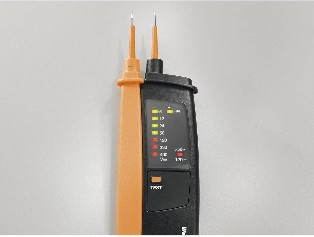 Weidmüller Spannungsprüfer VT Master (Spannungsanzeige 12 – 690 V AC/DC, Messgerät mit LED-Anzeige,