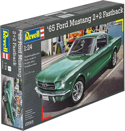 Revell RG7065 Modellbausatz Auto 1:24 - 1965 Ford Mustang 2+2 Fastback im Massstab 1:24, Level 4, or