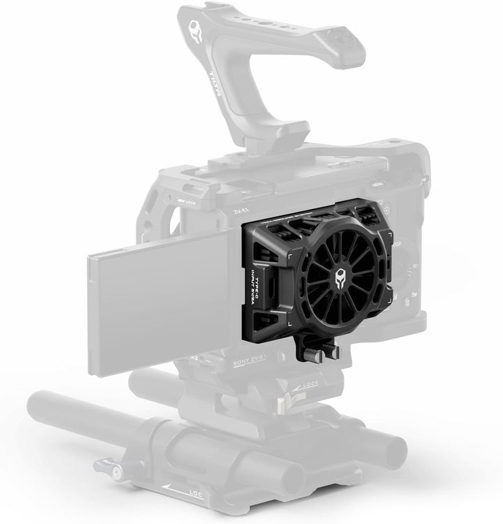 Tilta Kühlsystem Kompatibel mit Sony ZV-E1 mit Multi-Speed-Lüfter und Rändelschrauben Kompakt und le