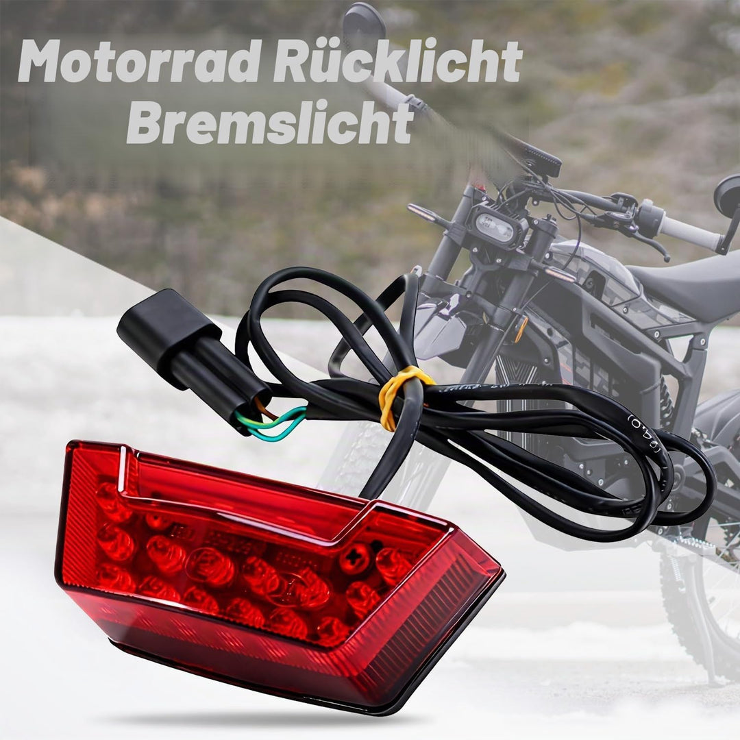 Runfarr Motorrad-Bremsrückleuchten, Rückleuchten, Lampen, DRL-Licht für Talaria Sting Talariasting M