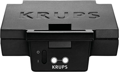 Krups FDK Iconic Sandwichmaker, 850 W, keramikbeschichtete Antihaft-Platten, ikonisches Design, vert