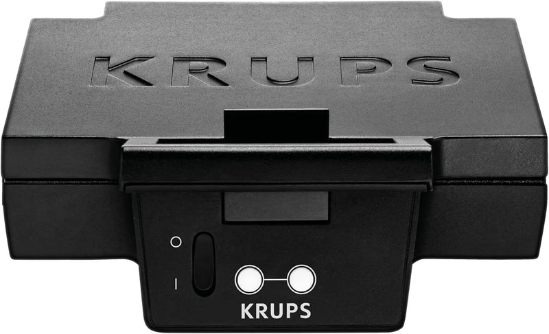 Krups FDK Iconic Sandwichmaker, 850 W, keramikbeschichtete Antihaft-Platten, ikonisches Design, vert