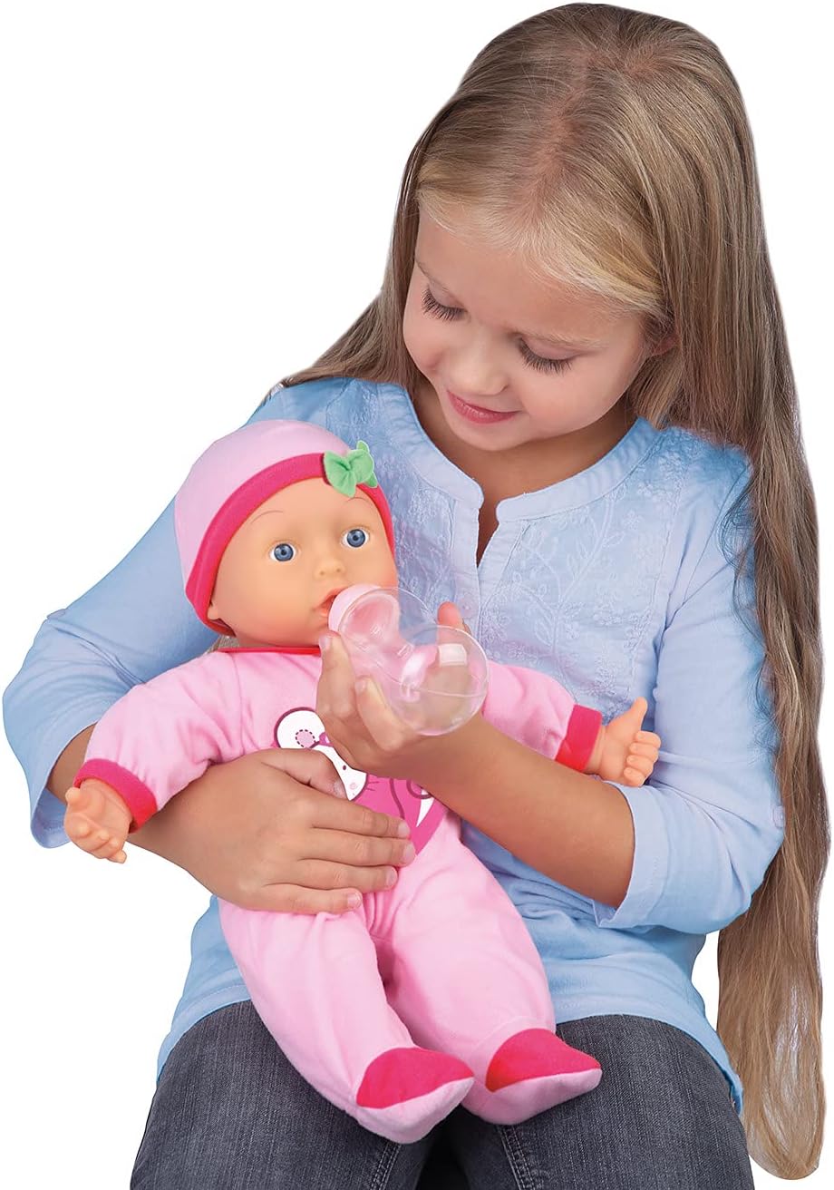 Bayer Design 93378AA Doktorpuppe, mit Babylauten, sprechend, Fläschchen, Arzt-Spiel-Set, Rollenspiel