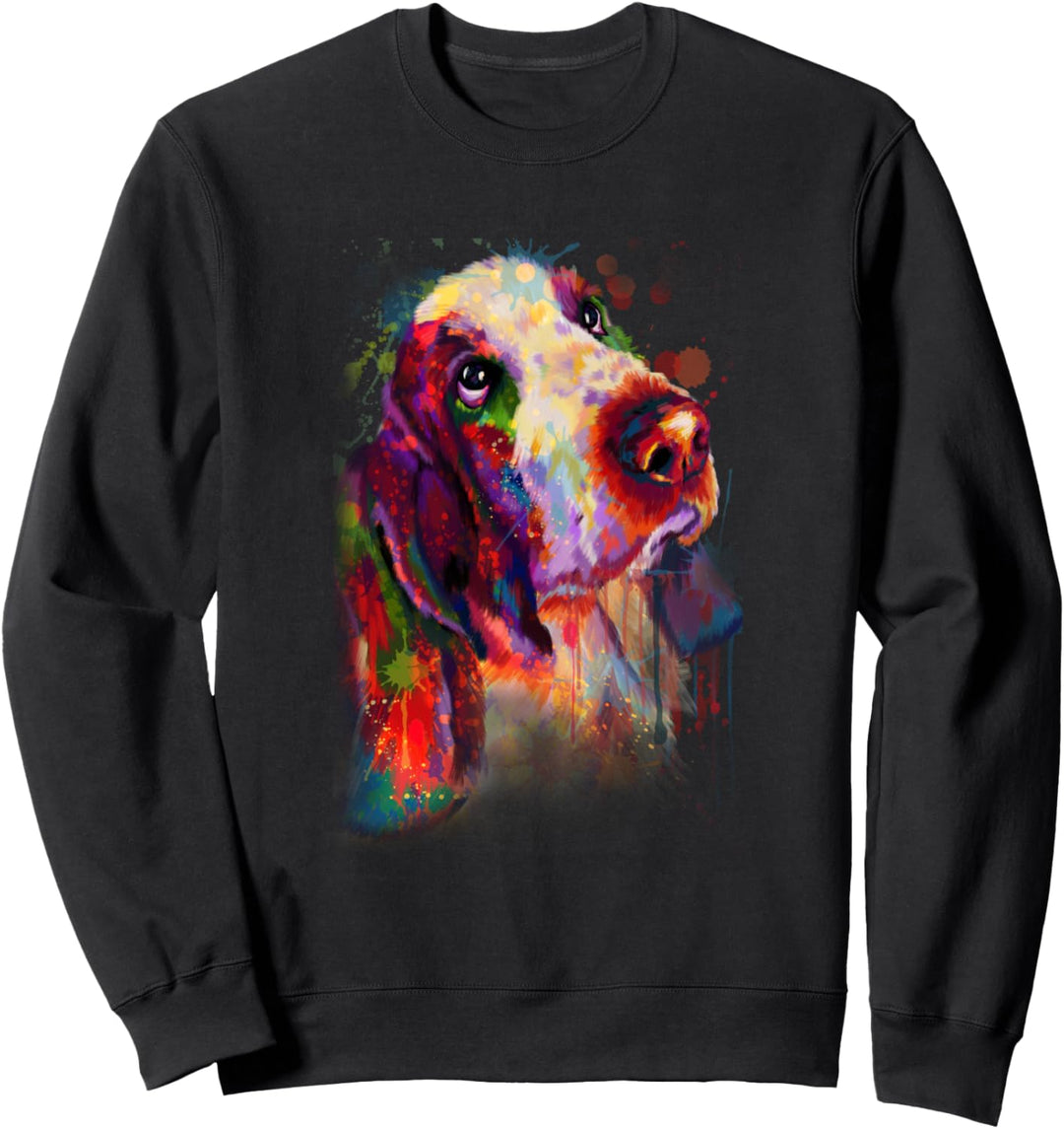 Basset Hound Hund für eine Basset Hound Mama Sweatshirt