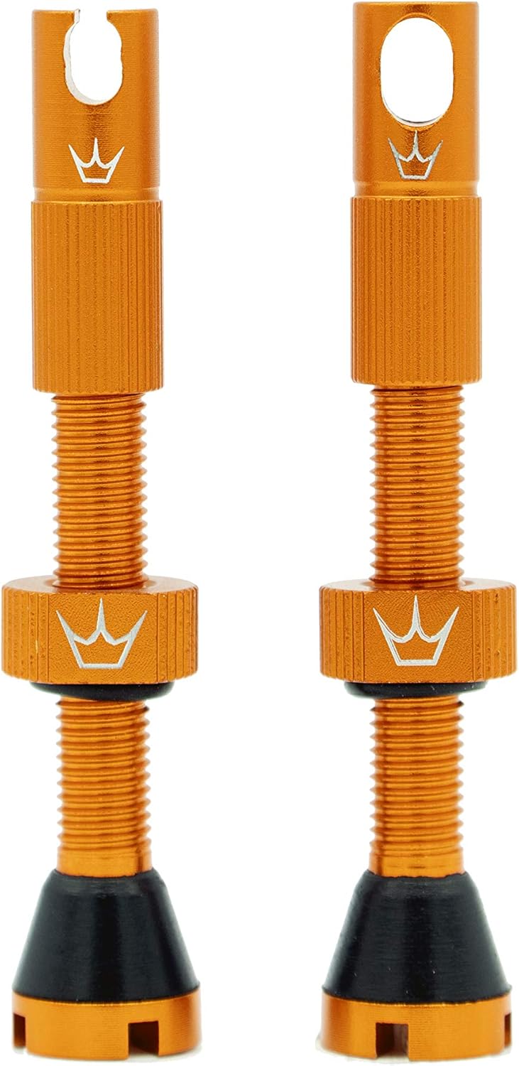 Peaty's XChris King (MK2) schlauchlose Ventile - Fahrradreifenventile 42mm Mango, 42mm Mango