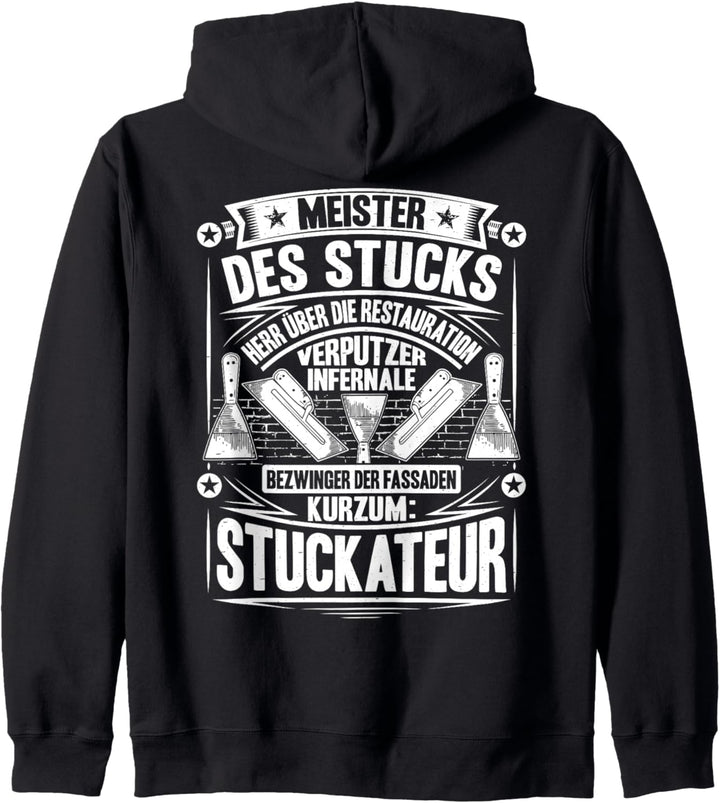 Verputzer Meister Des Stucks Gipser Stuckateur Kapuzenjacke