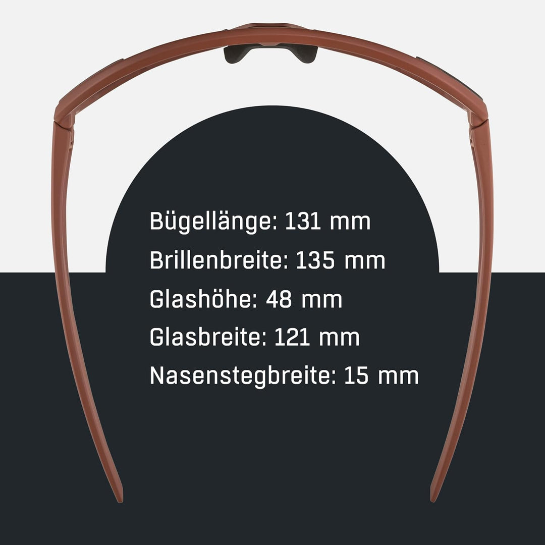 ALPINA ROCKET BOLD Q-LITE - Verspiegelte, Kontrastverstärkende & Beschlagfreie Sport- & Fahrradbrill
