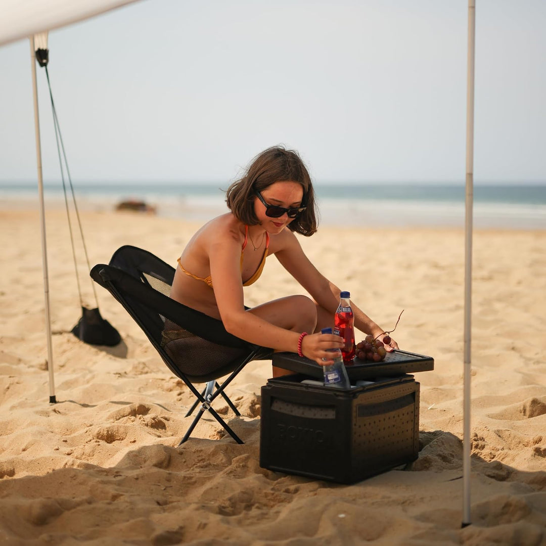 BOXIO - COOL: Kühlbox für Camping ohne Strom - Perfekte Kühltruhe mit unterschiedlichen Temperaturzo