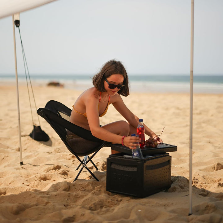 BOXIO - COOL: Kühlbox für Camping ohne Strom - Perfekte Kühltruhe mit unterschiedlichen Temperaturzo